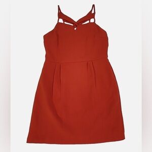 Line & Dot Black Mini Dress